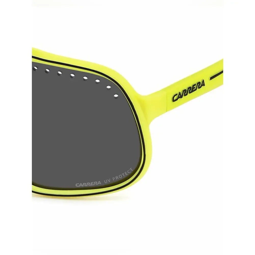 NEW!!! Carrera C Sport 02/S 4CWIR Yellow Shield Sunglass Visor with Grey Lenses